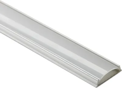 Produktbild von 25 x biegsames LED Profil-42 Aluminium eloxiert 1000 x 17 x 5 mm mit opaler Abdeckung für LED Streifen bis 12 mm Breite Aluprofil Profilleiste Aufbauprofil von SOTECH