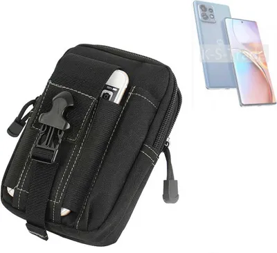 Produktbild von K-S-Trade Gürtel Tasche kompatibel mit Motorola Edge 40 Pro Gürteltasche Holster Schutz Hülle Handy Hülle Smartphone outdoor Handy-Hülle schwarz