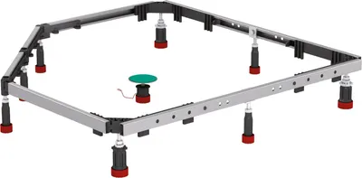 Produktbild von MEPA Montagerahmen SF 5-Eck + 1/4-Kr. superflache Duschwannen