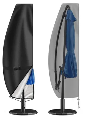 Obrázok produktu pre Ochranný obal na slnečník, obal na záhradný slnečník, kryt, 420D Oxford, vodotesný, s UV ochranou, 280x30/81/45 cm
