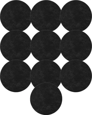 Produktbild von vhbw 10x Aktivkohle-Filter kompatibel mit DeLonghi F2635, F26215, F26235, F26237 Fritteuse - 130 mm
