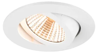 Immagine prodotto di SLV 1007385 NEW TRIA 68, plafoniera da incasso a LED, 2700K, 38° bianco tondo