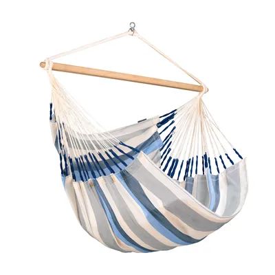 Produktbild von La Siesta Hängesessel Kingsize DOMINGO sea salt Lounger Outdoor Hängestuhl