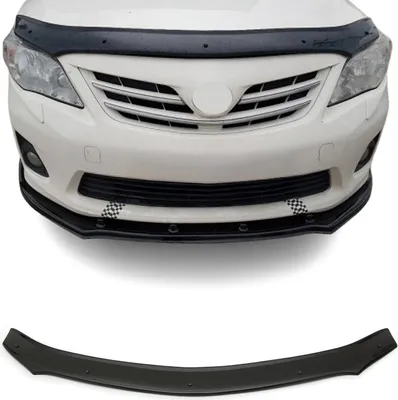 Obrázok produktu pre Vzduchové deflektory na kapotu pre Toyota Corolla 2006–2013, akryl, čierna farba