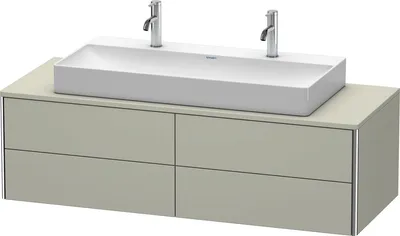 Produktbild von Waschtischunterbau XSQUARE 400x1400x548mm taupe seidenmatt taupe seidenmatt