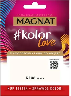 Obrázek produktu pro Magnat #kolorLove TEST KL06 bílá 25ML
