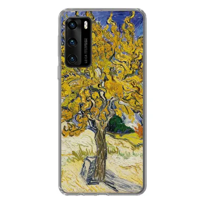 Produktbild von MuchoWow® Handyhülle Schutzhülle Hülle für Huawei P40 Maulbeerbaum - Vincent van Gogh Silikon Softcase Handy Hülle - Handytasche