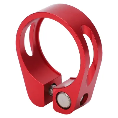 Zdjęcie produktu dla Zacisk sztycy rowerowej, kołnierz sztycy, kołnierz sztycy 31,8 mm, zacisk rury podsiodłowej roweru, szybkozamykacz sztycy, zacisk sztycy ze stopu aluminium