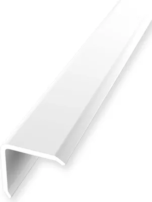 Produktbild von Eckschutzwinkel 20 x 20 x 2500 mm Winkelprofil Eckschutzprofil Aluminium Pulverbeschichtet Glatt Ungebohrt Weiß RAL 9016 Küberit