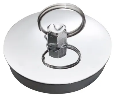 Image de Bouchon de vidange pour baignoire et lavabo, 42–46 mm, en acier inoxydable, adapté aux baignoires, lavabos et salles de bains. Bouchon de vidange de haute qualité pour baignoires, cuisines et salles de bains.