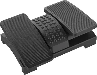 Obrázok produktu pre Protišmyková nastaviteľná ergonomická opierka na nohy s masážnou štruktúrou - čierna - veľkosť: 43 x 32 x 10,5 cm