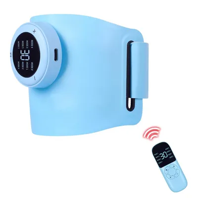 Produktbild von Armmassagegerät, mit Fernbedienung,mit 8Trainings-modi &30Intensitäten, USB Wiederauf-ladbar, für Handgelenk, Arm, Bein,Blau