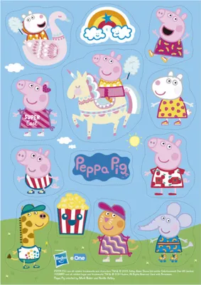 Obrázok produktu pre Jedlý papier Peppa Wutz na vystrihnutie Peppa Pig 18,7 g – jednotná veľkosť