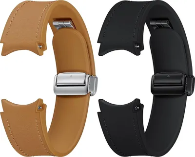 Produktbild von Samsung D-Buckle Hybrid  Band (Normal, M/L) für Watch, Camel