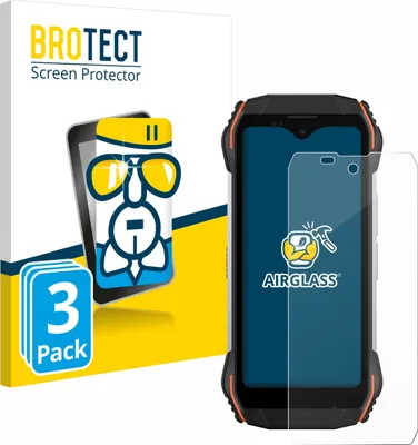 Produktbild von 3x BROTECT Schutzglas für Blackview N6000 Schutzfolie Panzer Folie Glas Display Schutz klar