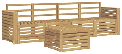 Obrázek produktu pro Sada venkovních křesel/sedacích souprav, 5 kusů, bílá barva