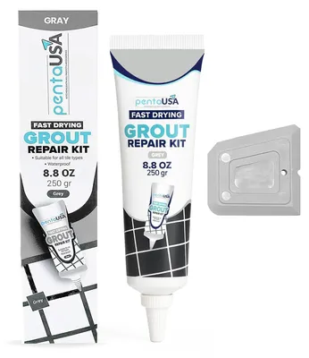 Produktbild von Mörtel PentaUSA Fugenmörtel – Fugenset-Reparatur, Tube zum Reparieren und Auffrischen, schnell trocknendes Reparaturset zum Verfugen, Wiederherstellen