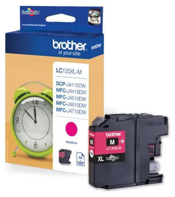 Productafbeelding van Brother LC125XLM printerpatroon, magenta