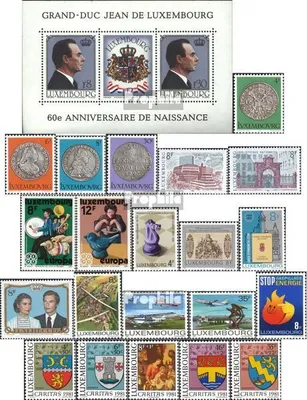 Produktbild von Briefmarken Luxemburg 1981 Mi Block13-1045 (kompl.Ausg.) Jahrgang 1981 komplett postfrisch Kulturserie