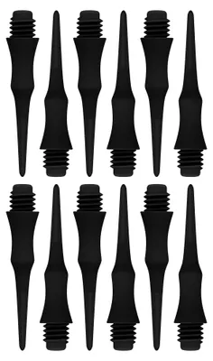 Immagine prodotto di Set Punte Di Ricambio In Plastica Per Freccette Xq Max 12 Pz. Nero
