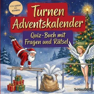 Produktbild von Turnen-Adventskalender: Quiz-Buch mit Fragen und Rätsel