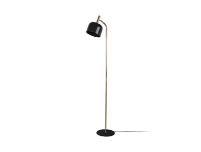 Produktbild von Leitmotiv - Stehleuchte Smart - Schwarz - 26x26x164cm für Wohnzimmer, Schlafzimmer