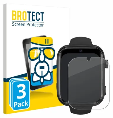 Produktbild von 3x BROTECT Schutzglas für Aimiuvei Kids Smartwatch Schutzfolie Panzer Folie Glas Display Schutz klar