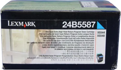 Produktbild von Lexmark 24B5587, 3000 Seiten, Cyan, 1 Stück(e)
