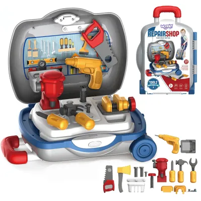 Produktbild von Woopie - WOOPIE Tragbarer DIY-Workshop-Koffer 2in1 17 el.