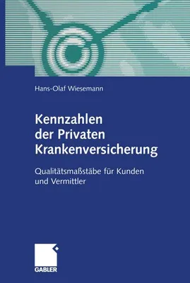 Obrázek produktu pro Kennzahlen der Privaten Krankenversicherung