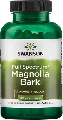 Produktbild von Magnolienrinde 400 mg 60 Kapseln Swanson Health Products