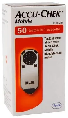 Zdjęcie produktu dla Accu chek mobile glukometr 50 testów zestaw dla diabetyków