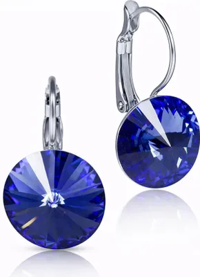 Produktbild von LUISIA® Ohrringe Rivoli mit Kristallen von Swarovski® - 12 mm | Safir