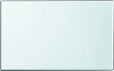Produktbild von Famanu Tischplatte Glas - Rund, Quadrat, Rechteck - 100x62cm, 8mm - Transparent