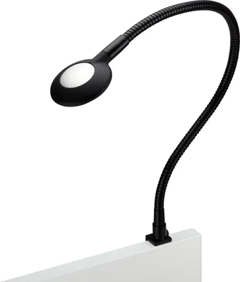 Produktbild von JUNKER Lighting LED Leseleuchte CALDO Möbellampe mit flexiblem Leuchtenarm und Touchsensor 12 V Caravanleuchte Bettleuchte ohne Trafo