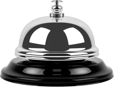 Produktbild von Famanu Serviceglocke mit rostfreier Metallkonstruktion - Silber