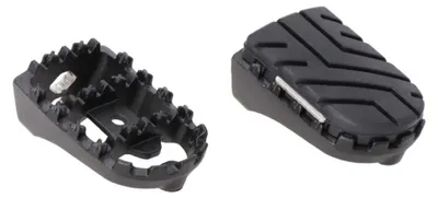 Image de Supports de pieds Sw-Motech Ion pour Honda XRV650/750/XL600V/CRF1000L, couleur argent. Une seule taille