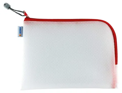 Image de HERMA 20008 Universal A5 26x20cm rouge poche zippée