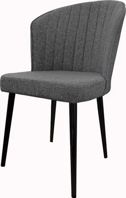 Produktbild von Skye Decor, Rubi - Grey, Black, Stuhlset (2 Stück), Grau, 100 % MDF, 52 x 85 x 42 cm