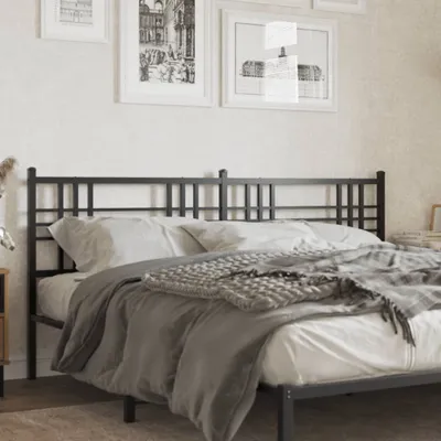 Produktbild von Design Kopfteil Metall Schwarz 193 cm, Kopfteile 2024 Neu