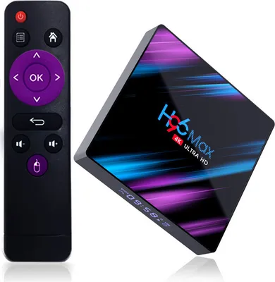Produktbild von Android 10.0 TV-Box H96 Max-3318 RAM 32 GB ROM T8 PRO Media Player / Android TV-Box / RK3318 Penta-Core 3D 4K H.265 WiFi 2.4G / 5G Smart TV-Box