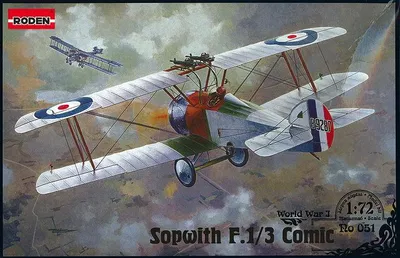 Imagen del producto de Roden, caza nocturno Sopwith F.1/3, modelo 1070051