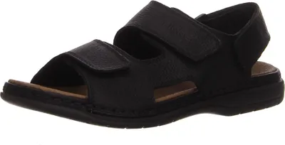 Produktbild von Rieker Tieffußbett Sandaletten in schwarz, Gr. 42