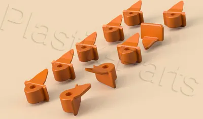 Image de jeu de 10 inserts en plastique Tête de montage Corghi Sapiens Démonte-pneus