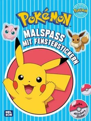 Produktbild von Pokémon Activity-Buch: Malspaß mit Fensterstickern