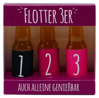 Produktbild von Geschenkverpackung "Flotter 3er" (3 x 0,02L)