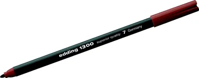 Produktbild von Fasermaler edding 1300 color pen braun Packung mit 10 Stück