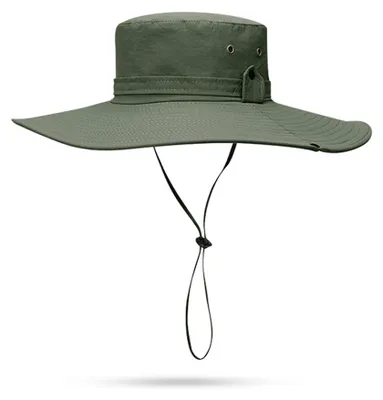 Produktbild von Sonnenhut Herren 1 Stk, UV-Schutz Safari Hut Mit 12 Cm Krempe, Für Strand Angeln Wandern