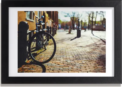 Produktbild von Bild 30x20 MDF-Rahmen, Wandkunst Fahrrad in Amsterdam