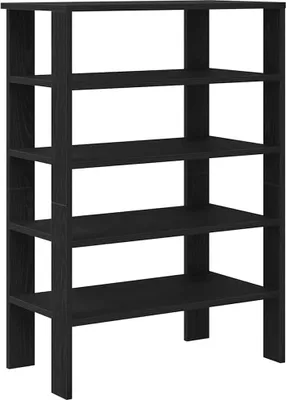 Produktbild von vidaXL Schuhregal Schwarz 61x32x87,5 cm Holzwerkstoff